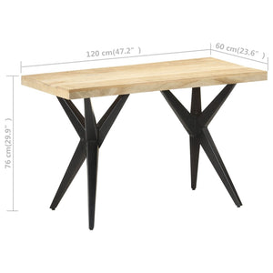 Esstisch Mango Massivholz 120x60 cm