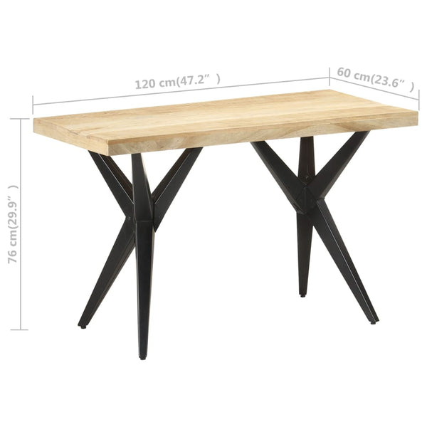 Esstisch Mango Massivholz 120x60 cm
