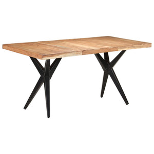 vidaXL Table de salle à manger 160x80x76 cm bois d'acacia massif