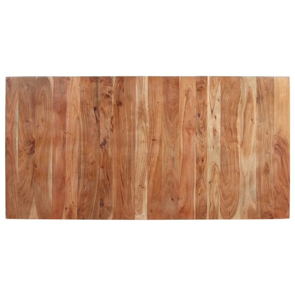 vidaXL Table de salle à manger 160x80x76 cm bois d'acacia massif