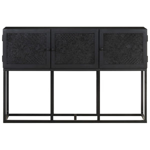 vidaXL Buffet 115x30x76 cm Bois de manguier massif