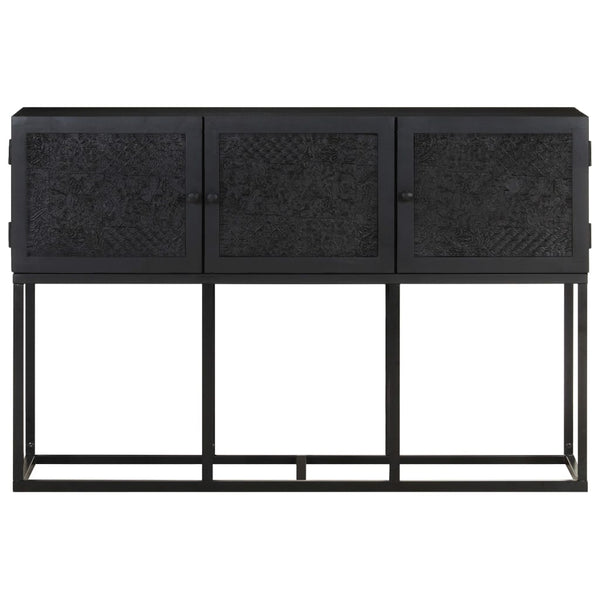 vidaXL Buffet 115x30x76 cm Bois de manguier massif