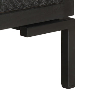 vidaXL Buffet 115x30x76 cm Bois de manguier massif