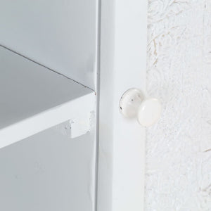 Weißer TV-Schrank Mango Massivholz 115 cm