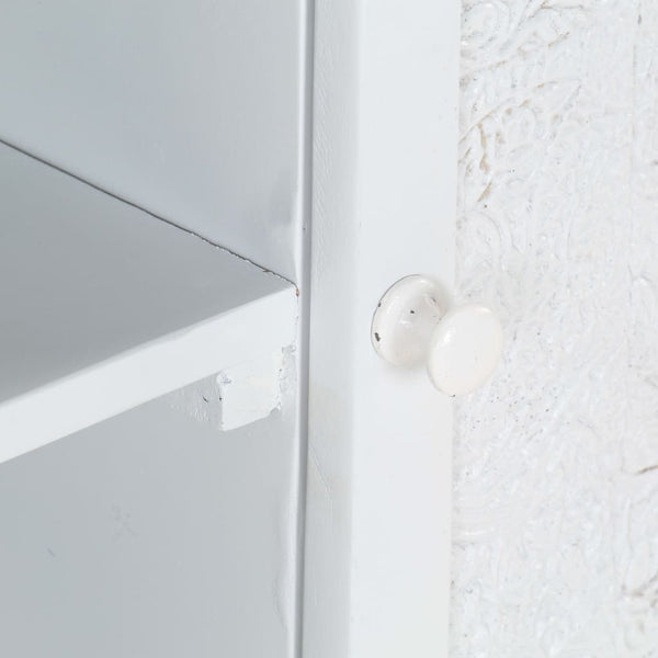 Weißer TV-Schrank Mango Massivholz 115 cm
