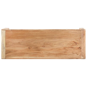 Akazie Massivholz Bank 110 cm