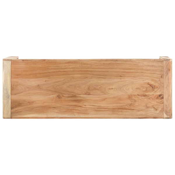 Akazie Massivholz Bank 110 cm