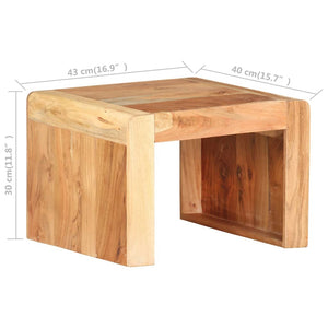 Akazienholz Beistelltisch 43x40x30 cm