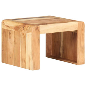 Akazienholz Beistelltisch 43x40x30 cm