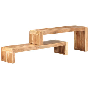 Massivholz TV-Schrank Akazie, 2-teilig