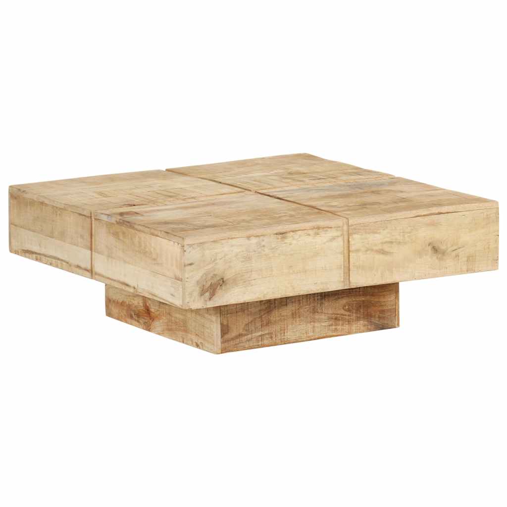 Couchtisch Mango Massivholz 80x80 cm