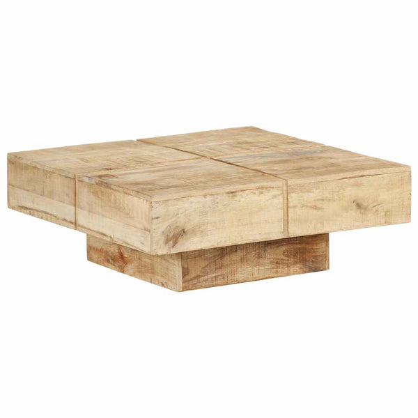 Couchtisch Mango Massivholz 80x80 cm