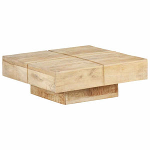 Couchtisch Mango Massivholz 80x80 cm