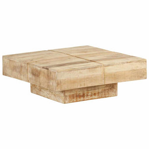 Couchtisch Mango Massivholz 80x80 cm