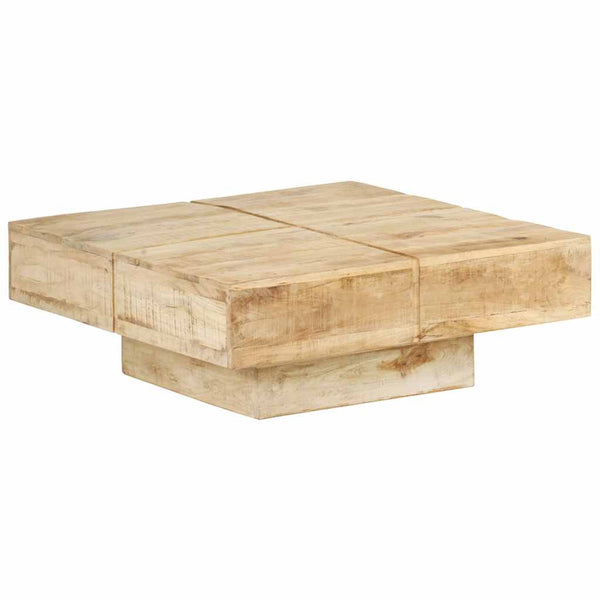 Couchtisch Mango Massivholz 80x80 cm