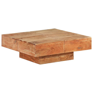 Couchtisch Akazie Massivholz 80x80 cm