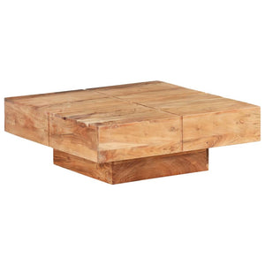 Couchtisch Akazie Massivholz 80x80 cm