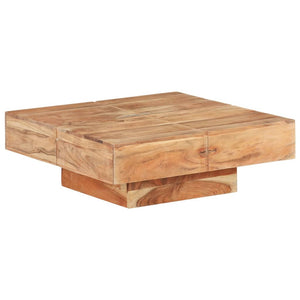 Couchtisch Akazie Massivholz 80x80 cm