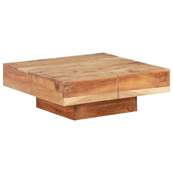 Couchtisch Akazie Massivholz 80x80 cm
