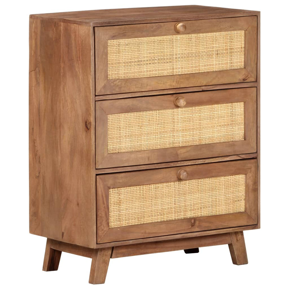 Massivholz Mango Sideboard 61 cm