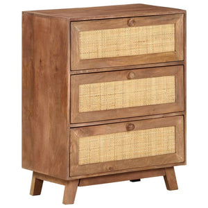 vidaXL Buffet 61x35x76 cm Bois de manguier massif
