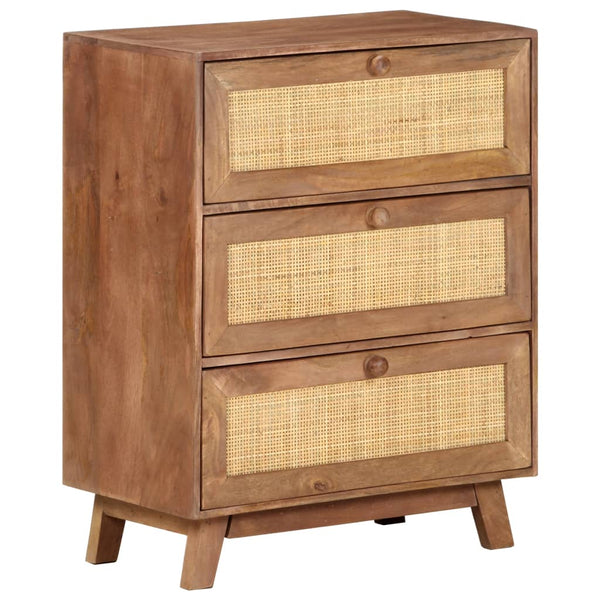 vidaXL Buffet 61x35x76 cm Bois de manguier massif