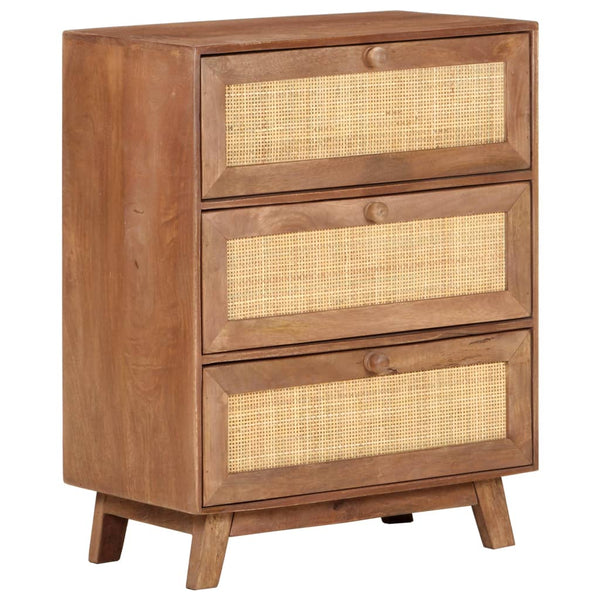 vidaXL Buffet 61x35x76 cm Bois de manguier massif