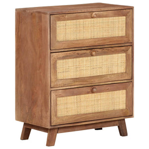 vidaXL Buffet 61x35x76 cm Bois de manguier massif