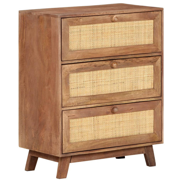 vidaXL Buffet 61x35x76 cm Bois de manguier massif