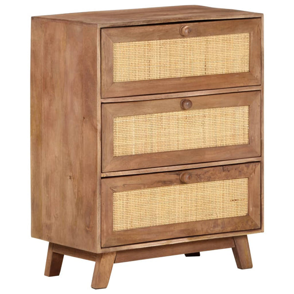 vidaXL Buffet 61x35x76 cm Bois de manguier massif