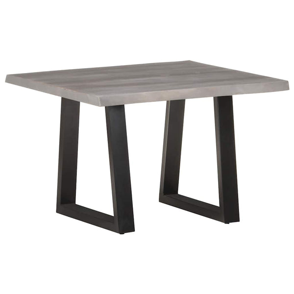 vidaXL Table basse avec bords d'arbre 60x60x40 cm Bois d'acacia massif