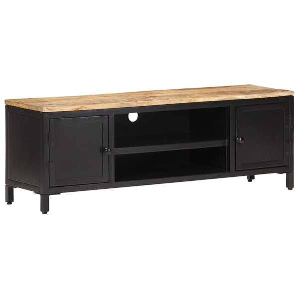 Meuble TV vidaXL 120x30x40 cm Bois de manguier massif brut