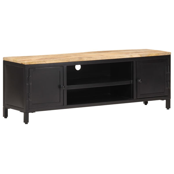 Meuble TV vidaXL 120x30x40 cm Bois de manguier massif brut