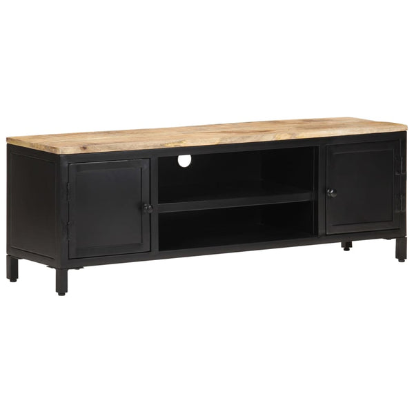 Meuble TV vidaXL 120x30x40 cm Bois de manguier massif brut