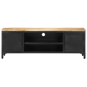Meuble TV vidaXL 120x30x40 cm Bois de manguier massif brut