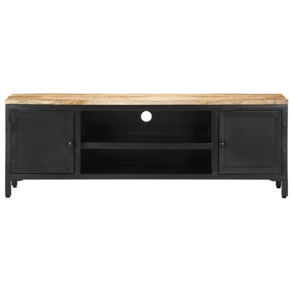 Meuble TV vidaXL 120x30x40 cm Bois de manguier massif brut