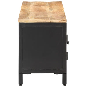 Meuble TV vidaXL 120x30x40 cm Bois de manguier massif brut