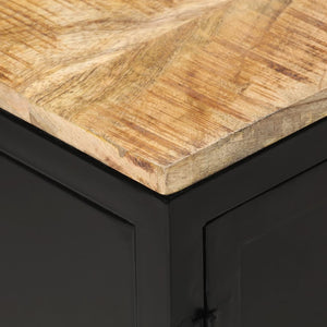 Meuble TV vidaXL 120x30x40 cm Bois de manguier massif brut