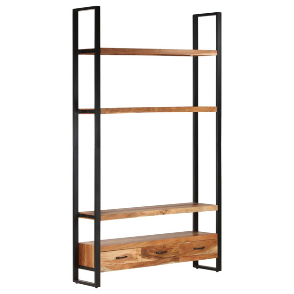 vidaXL Étagère à livres 118x30x200 cm Bois d'acacia massif