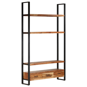 vidaXL Étagère à livres 118x30x200 cm Bois d'acacia massif
