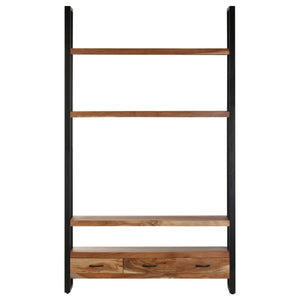vidaXL Étagère à livres 118x30x200 cm Bois d'acacia massif