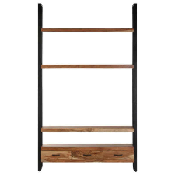 vidaXL Étagère à livres 118x30x200 cm Bois d'acacia massif