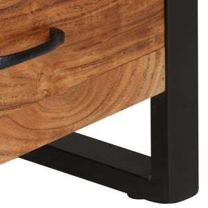 vidaXL Étagère à livres 118x30x200 cm Bois d'acacia massif