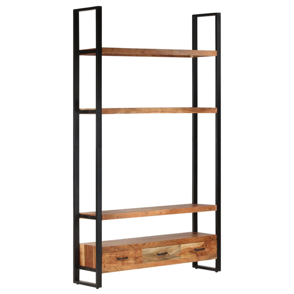vidaXL Étagère à livres 118x30x200 cm Bois d'acacia massif