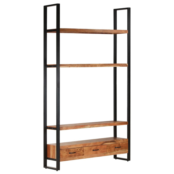 vidaXL Étagère à livres 118x30x200 cm Bois d'acacia massif