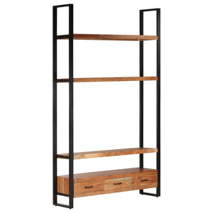 vidaXL Étagère à livres 118x30x200 cm Bois d'acacia massif