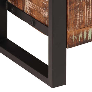 Bücherregal Altholz 118x30x200 cm