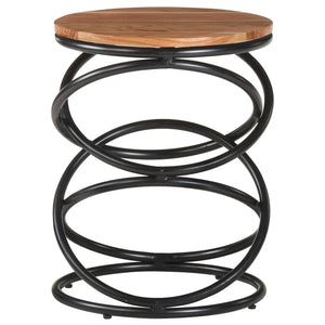 vidaXL Table d'appoint 40x40x52 cm Bois d'acacia massif