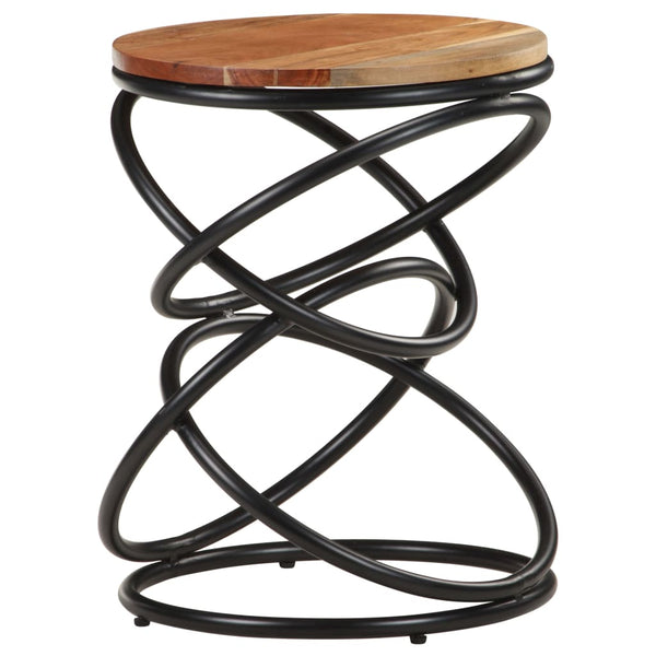 vidaXL Table d'appoint 40x40x52 cm Bois d'acacia massif