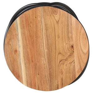 vidaXL Table d'appoint 40x40x52 cm Bois d'acacia massif